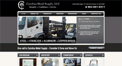 Desktop Screenshot of carolinametalsupply.com